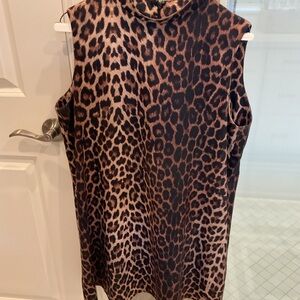 ASOS Brown Leopard Print Dress